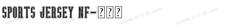Sports Jersey NF字体转换
